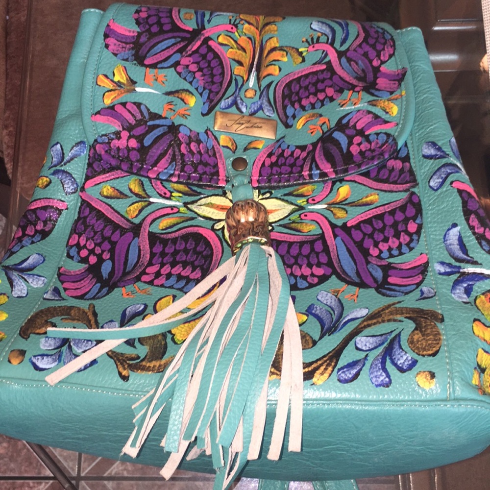 Gorgeous genuine hand painted backpack